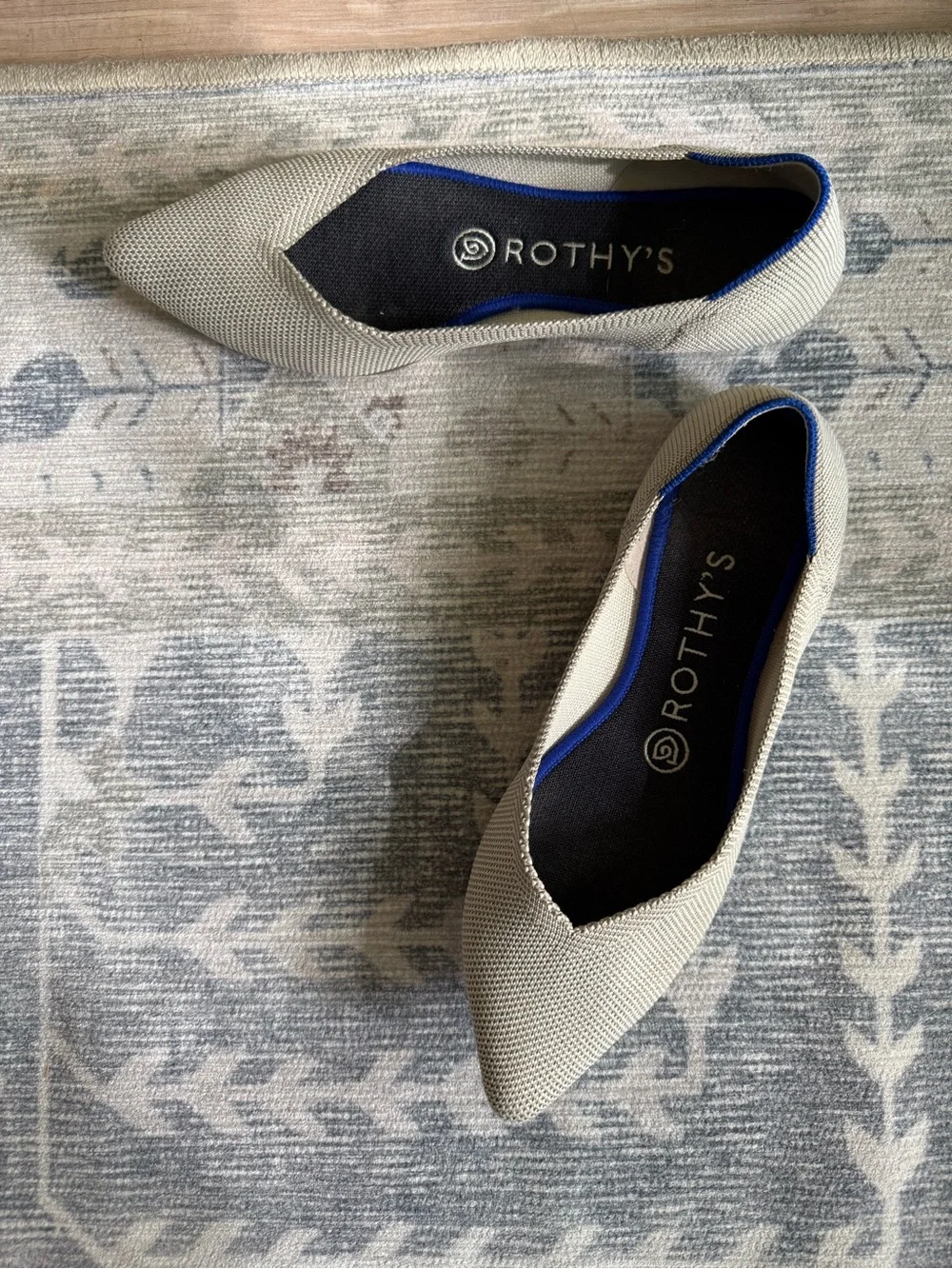 Rothy's The Point in Birdseye Gray